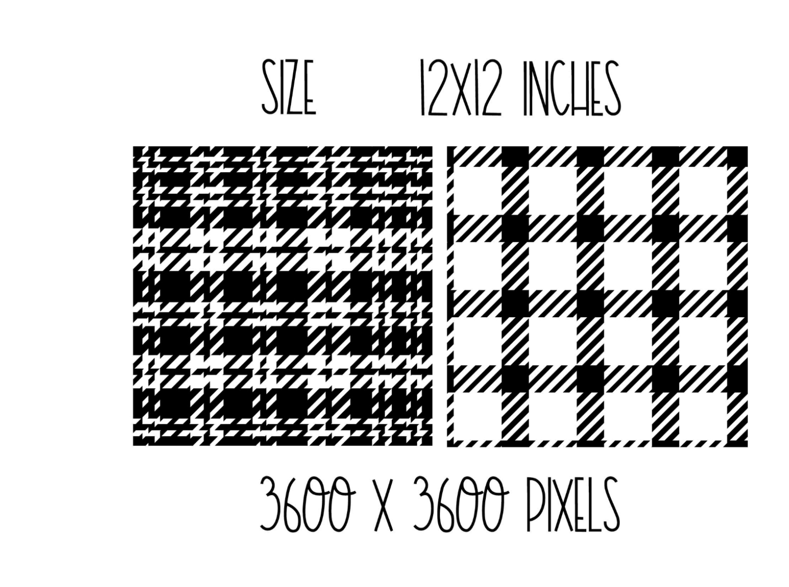 Black And White Buffalo Plaid By Maria Minina On Dribbble 