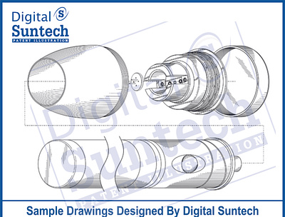 Patent drawing services | Utility Drawings | Digital Suntech mechanical drawing patent illustration patent illustration services utility drawing