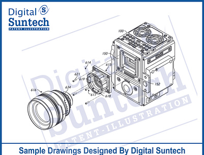Utility Drawing | Patent Illustrators | Digital Sutnech mechanical drawing patent drawing services utility drawing