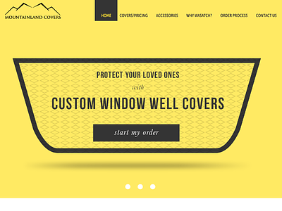 Window Well Cover Hero Shot flat web design