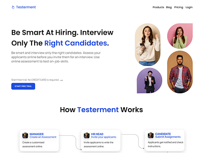 🧳Testerment - A Smart way of Hiring candidates
