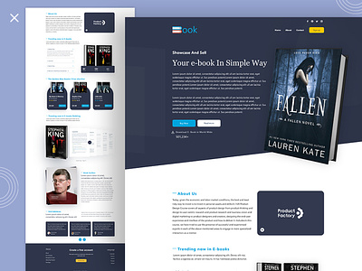 Book Online Store Landing Page book book online store landing page bookstore landing page uiux web web ui