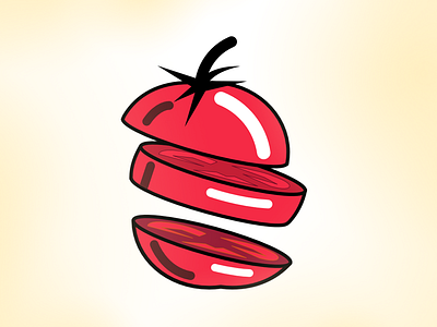 How To Cut Tomatoes food illustration