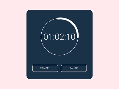 Counter clock dailyui ui