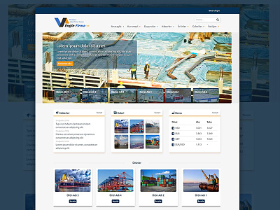 Firma Teması Wordpress design photoshop theme ux wordpress