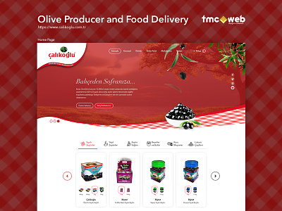 Olive Producer and Food Delivery Website branding company design photoshop ui ux