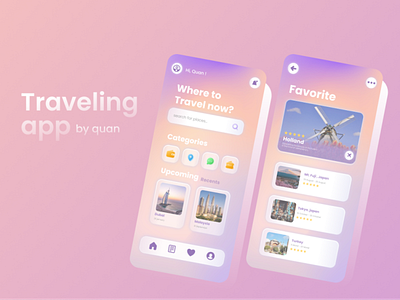 Traveling App - by Quan