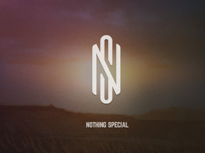 Nothing Special brand distressed logo monogram nature noise nothing special sunrise worn