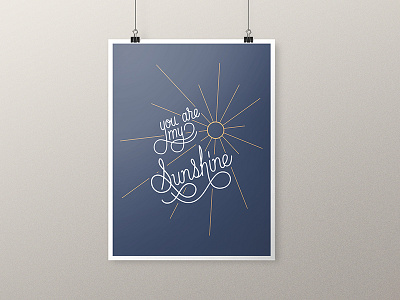 You are My Sunshine - Print