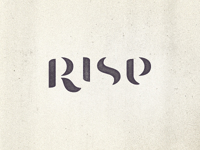Rise Logotype agile branding design distressed grunge logo logotype purple rise type