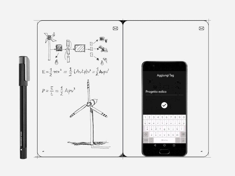 Don't leave it on paper by Moleskine artdirection branding interaction landing motion paper uiux