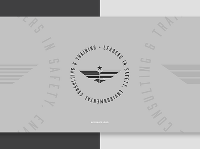 Mid-America Safety & Environmental Logo branding design lines logo logo design monochrome simple vector