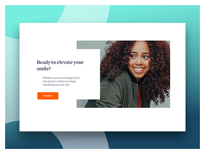 UI Component: Call-to-action denver health orthodontist ui web