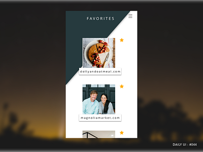 Daily UI 044