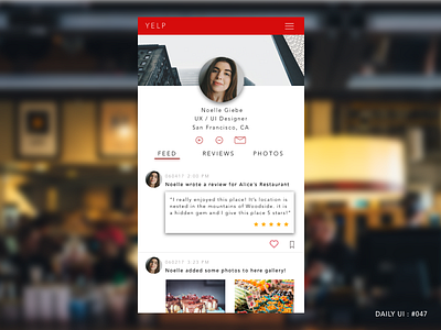 Daily UI 047 dailyui dailyui47 design feed minimal ui user experience user interface ux