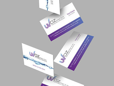 Business cards for UVOZ branding business cards design uvoz