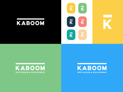 Kaboom Logo Design art cool design graphicdesign graphics logo logodesign logowall markart nice style text