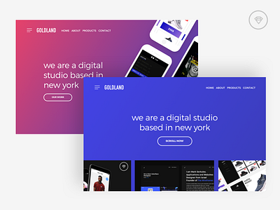 Goldland Pages Available for Sale 🎊 🎉 design graphicdesign graphics sketch ui uidesign uikit ux uxdesign webdesign website websitedesign
