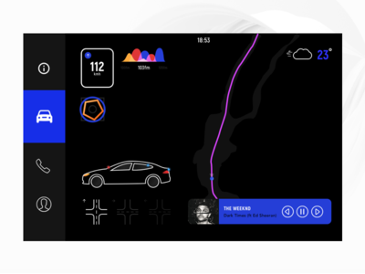 Car UI Concept Design π π