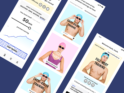 Swimmer App Design Concept