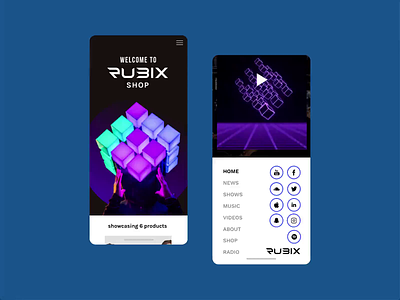 Rubix Responsive Website Design design graphicdesign homepage mobile ui userexperiance userinterface ux web webdesign website websitedesign