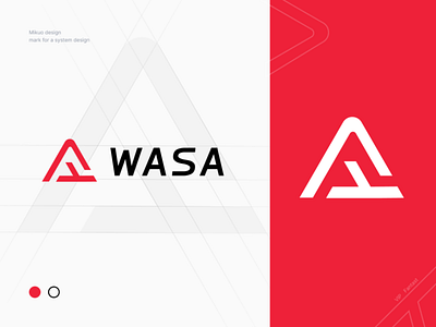 WASA System Logo Design branding design graphic design logo ux