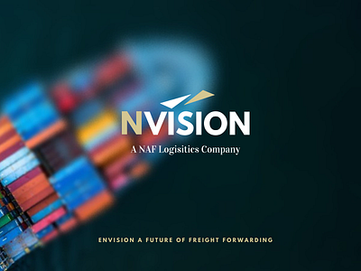 nVISION Logo branding corporate design graphic design icon logo minimal vector