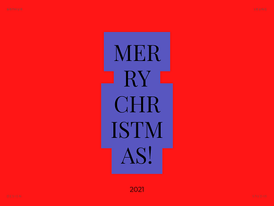 Merry Christmas 2021 branding corporate design graphic design icon illustration logo minimal vector
