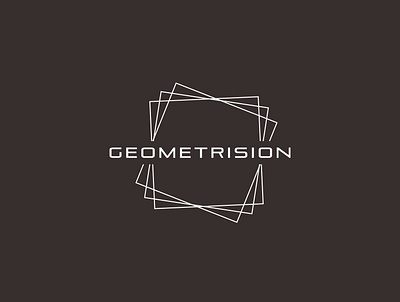 GEOMETRISION Logo abstract logo branding creative logo design geometric logo graphic design icon icon design illustration logo modern logo