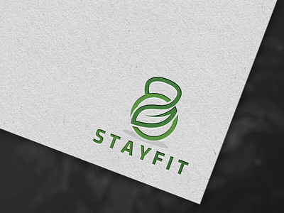 GYM Logo / FITNESS Logo abstract logo branding creative logo fitness logo graphic design gym logo icon design leaf logo logo design minimalist logo modern logo