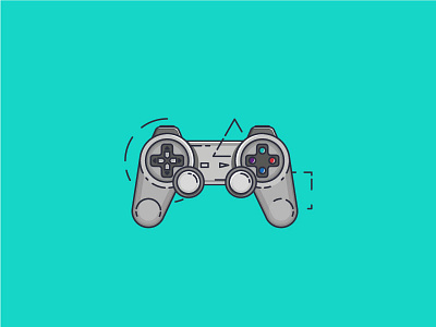 Play! flat flatdesign flaticon game gameconsole graphicdesign icon illustration outline stroke