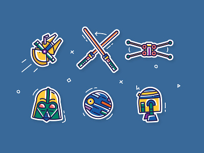 Star Wars doodle Icons
