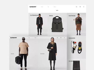 Fashion E-commerce Landing Page leiding redesign ui ux