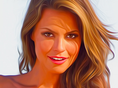 Digital Painting digital painting women beautiful red