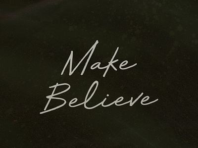 Make Believe Font design display font font handlettering handwriting illustration lettering logo script script font typeface