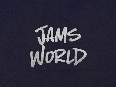 Jams World Font design display font font handlettering handwriting lettering logo script