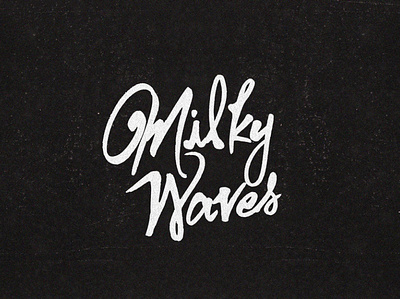 Milky Waves Font design display font font handlettering handwriting lettering logo script