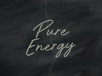 Pure Energy Font cursive design display font font handlettering handwriting lettering logo script