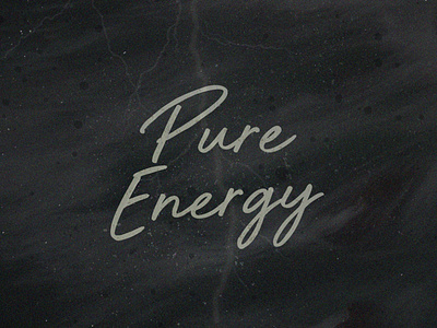 Pure Energy Font