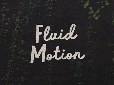 Fluid Motion Font