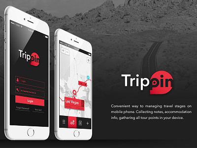 Trippin app app application mobile mobile app ui ux uxui