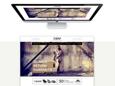 DBM website design homepage ui uiux user experience web design webdesign