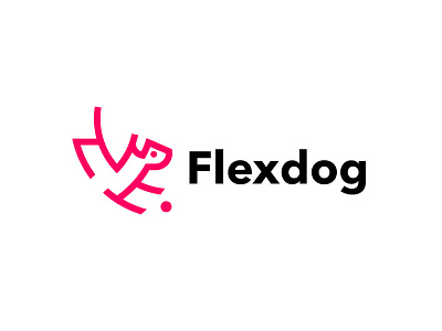 Flexdog branding logo logotype