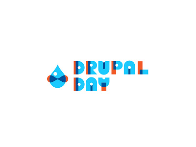 Drupalday logo @drop branding drupal logo