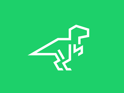 Geometric Dino branding dinosaur illustration logo logotype