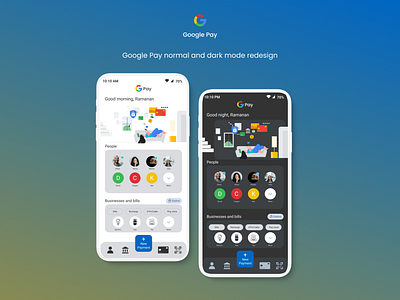 GPay redesign 2 design interaction design mobile app redesign ui ux