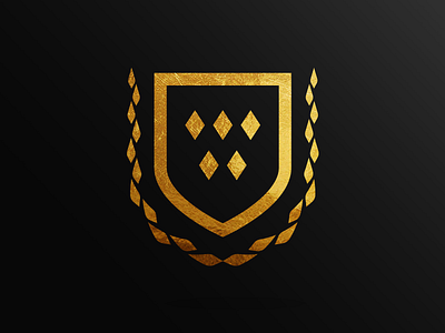 Vision + Values Crest v2 badge draft gold logo shield