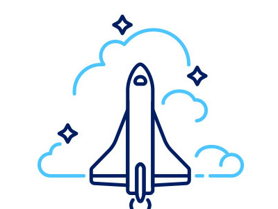 Lift Off icon space