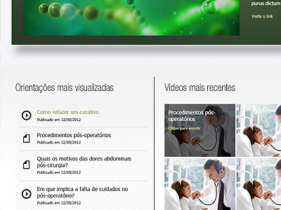 Medical Web Site clinic doctor green health medical medicine website