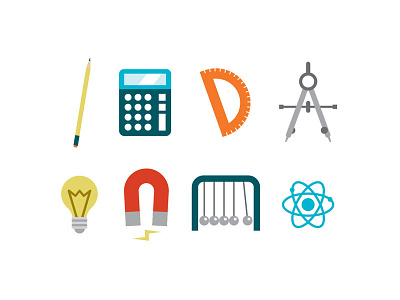 Education Icons education graphics icons math school science